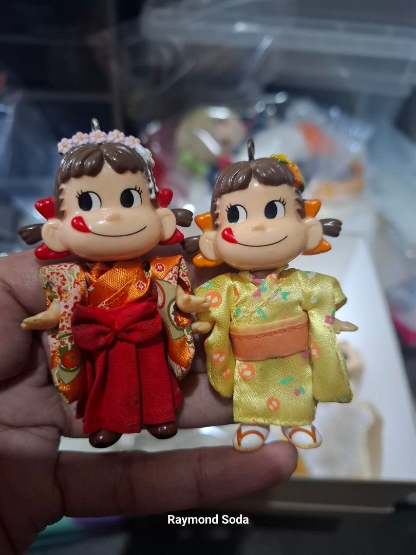 Peko Chan in Kimono set (Category: Designer & Blind Box Toys) located in Las Pinas. Submitted by All.here_OnlineShop (Listing ID 1354961029, Image 1). Description: Peko Chan in Kimono set. Can also be turned into keychains 450 only. Shipping via LBC or JRS (Provincial) Lalamove (same day delivery within Metro Manila). Items are coming from Las piñas. *items are considered sold and given in good condition unless otherwise stated..