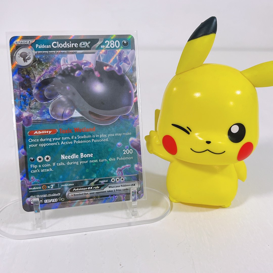 Paldean Clodsire Ex – 130/193 – Paldea Evolved – Doppelt Seltene Pokémon Karte – Einzelkarte Für Sammler & Spieler