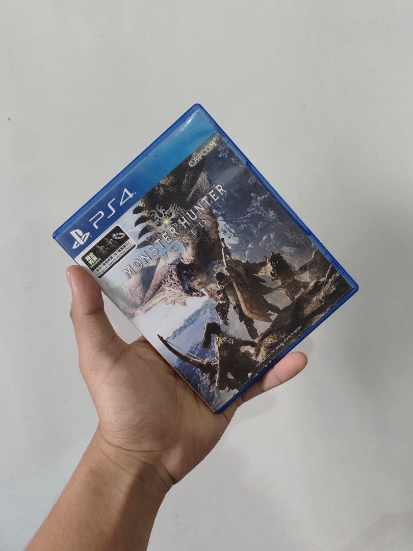 PS4: MONSTER HUNTER WORLD / USED (Category: PlayStation) located in Manila. Submitted by mikkolosg20176 (Listing ID 1354916112, Image 1). Description: FOR SALE USED PS4 GAMES Price Range: 500 Comment or PM lang po Can do Lalamove or Pick Up Gcash or COD Payment Same day delivery! Pin Location: Amelia Residence Taguig Thanks Admin 💕.
