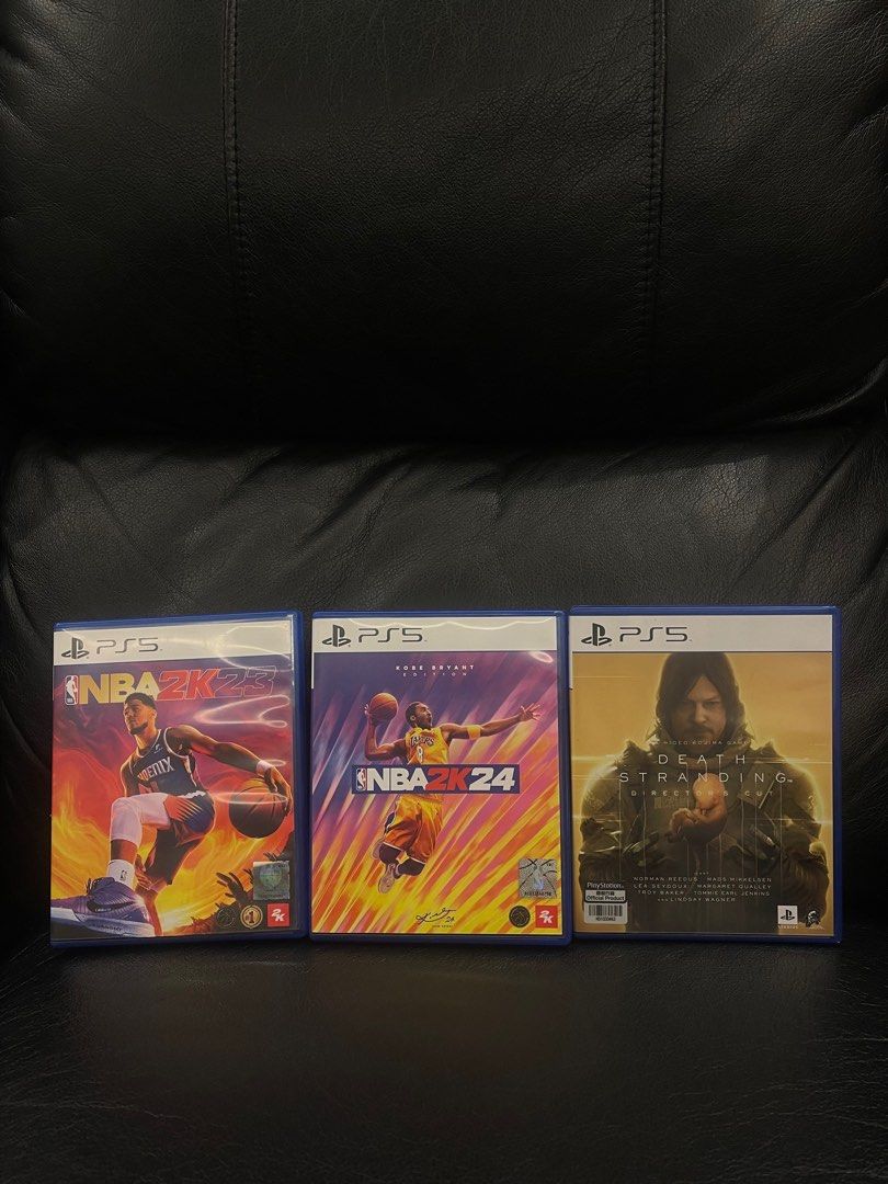PS5 GAMES NBA and DEATH STRANDING (Category: PlayStation) located in Pasig City. Submitted by mr018 (Listing ID 1355021519, Image 1). Description: FOR SALE PS5 GAMES NBA 2K23 - 400 NBA 2K24 - 700 DEATH STRANDING - 1,300 (pwede din swap sa Call of Duty same value or pwede rin ako mag add cash sa mas mataas) taytay loc near pasig & cainta lalamove only.