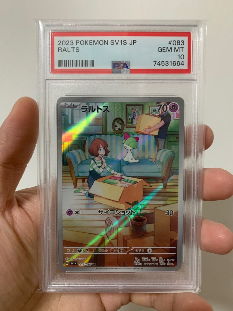 [PSA 10] Ralts AR SV1S | Scarlet & Violet | Pokemon Jap TCG, Hobbies ...