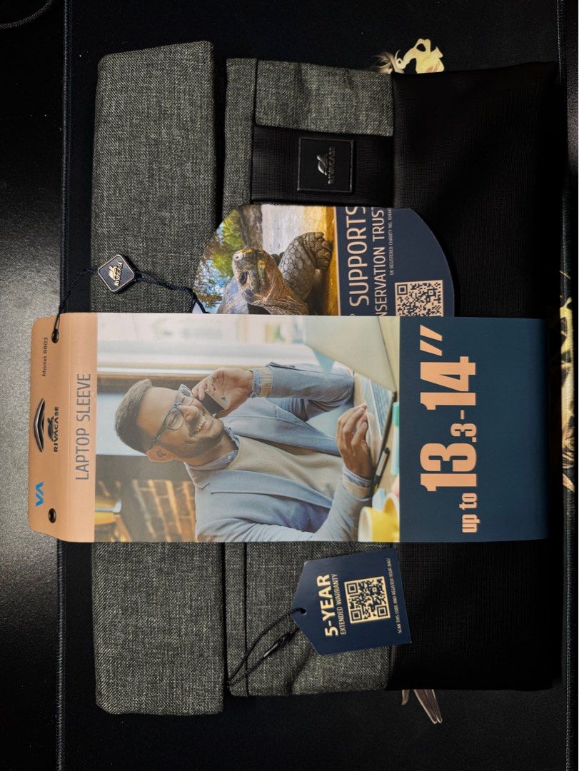 Rivacase laptop sleeve 13” / 14” / 16” (Category: Laptop Bags & Sleeves) located in San Juan City. Submitted by saristoreonline (Listing ID 1355040661, Image 1). Description: Brand new with 5 years warranty Authentic.