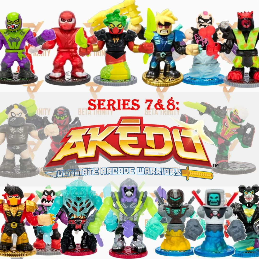 Series 7&8: Akedo Legends of Ninja Fury, Hobbies & Toys, Toys & Games on  Carousell