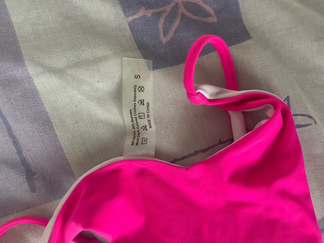 shein bikini set - S (Category: Bikinis & Swimsuits) located in Malolos. Submitted by eeveefinds (Listing ID 1354960162, Image 2). Description: • no when worn pics • worn once only • rfs: bikini top is loose on me (32B) • better on 34B gurlies or above • mop gcash / bpi • mod: j&t.