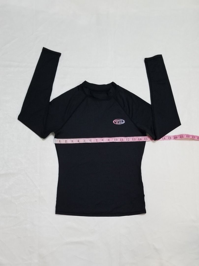 SPAO Active Black Rash Guard for Young Adult/Girls Size Medium ...