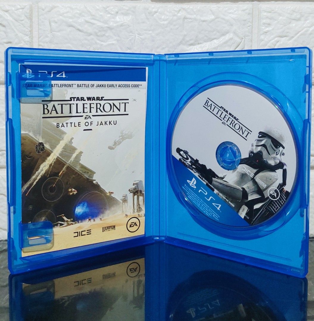 Star Wars: Battlefront | Authentic PS4 & PS5 Game (Category: PlayStation) located in Caloocan City. Submitted by RetroGuild (Listing ID 1354948469, Image 2). Description: ⚡⚡Star Wars: Battlefront | Authentic PS4 & PS5 Game⚡⚡ 💵PRICE: •₱499 only 🖊️DESCRIPTION: •Original | Genuine •Pre-owned | Used •Tested | Good Working Condition •Compatibility: PS4 & PS5 ⚠️Disclaimer: Please note that these are second-hand items, and signs of wear such as discol