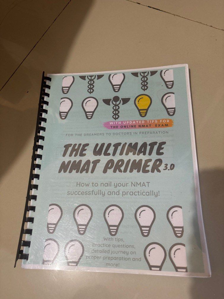 The Ultimate NMAT Primer (Category: Textbooks) located in Baguio. Submitted by docrph (Listing ID 1354989805, Image 1). Description: Slightly used with some (some really) highlights and annotations but still fully readable. .