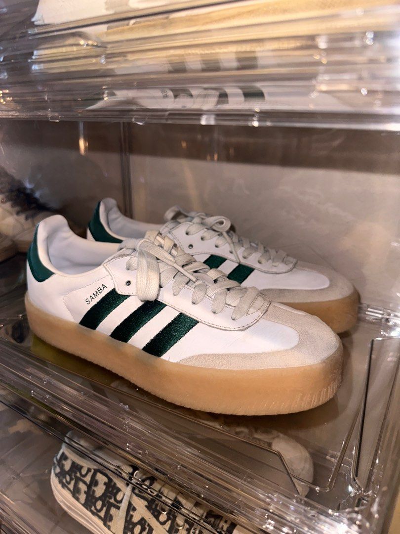 Adidas Sambae Collegiate Green (Category: Sneakers) located in Manila. Submitted by dca.preloved (Listing ID 1355165275, Image 1). Description: Original Used less than 5x Bought in the US last March 2024 Rfs: looks chunky on me .