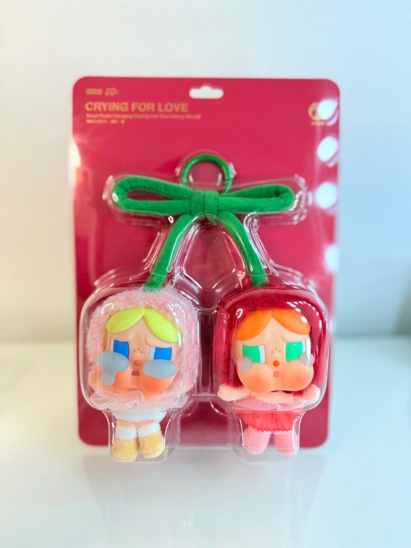 Authentic Pop Mart Crying For Love Cherry Vinyl Plush Pendant (Category: Designer & Blind Box Toys) located in Mandaluyong City. Submitted by amrdls (Listing ID 1355110190, Image 1). Description: Authentic Pop Mart Crying For Love Cherry Vinyl Plush Pendant Php 2,200 Brand new, sealed blister. Buyer shoulders shipping. MOP is BPI or GCASH. Location: Mandaluyong.