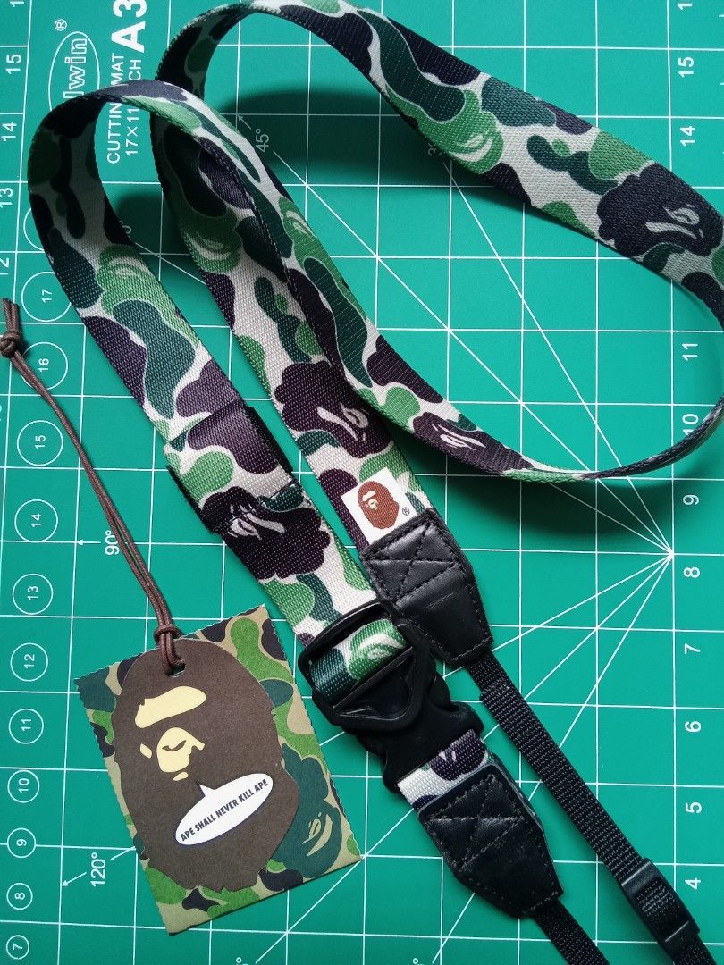 A Bathing Ape camera strap (Category: Luxury Accessories) located in Imus. Submitted by kctrey (Listing ID 1355145567, Image 1). Description: Brandnew and Authentic! Meetup only!.
