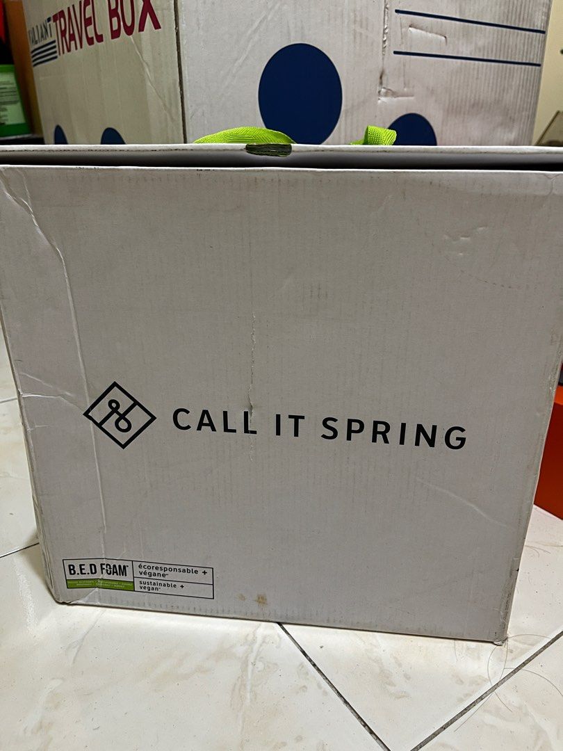 Call it Spring Ankle Boots (w/ heels) (Category: Boots) located in San Pedro. Submitted by grace.declutters (Listing ID 1355203092, Image 2). Description: Hello! Selling my barely used ankle boots with heels. Bilhin niyo na kasi di ko talaga nagagamit 🙃 Item details: 👢 Call It Spring Decisive Ankle Boots 👢 Size 35; 22cm (US 5 / UK 2) 👢 In new condition. Used only once 👢 With Box (worn-out as seen in pics) 💰: 1,000.00 PHP (still negotiable) 