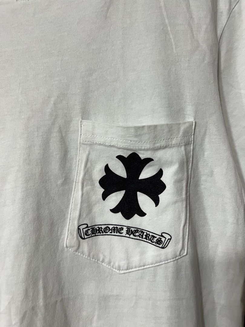 Chrome Hearts Pocket Shirt (XL) (Category: Luxury Apparel) located in Manila. Submitted by thriftpoint99 (Listing ID 1355201892, Image 3). Description: 20x29 No issue Excellent condition .
