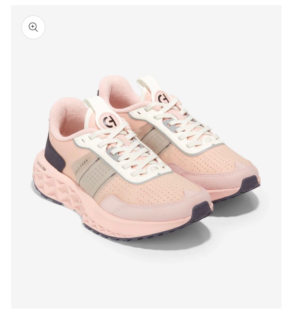 Cole Haan Pink Sneakers (Category: Sneakers) located in Mandaluyong City. Submitted by declutteringcorner (Listing ID 1317491317, Image 2). Description: Cole Haan Sneakers Size 7 | UK 4.5 | EUR 37.5 | 24 CM Brand new Rfs: decluttering Original price at Cole Haan Shangri-La is 13k plus .