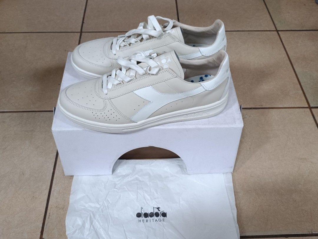 Borg Trainers Diadora Borg Elite White Gold Diadora 80sXMagic