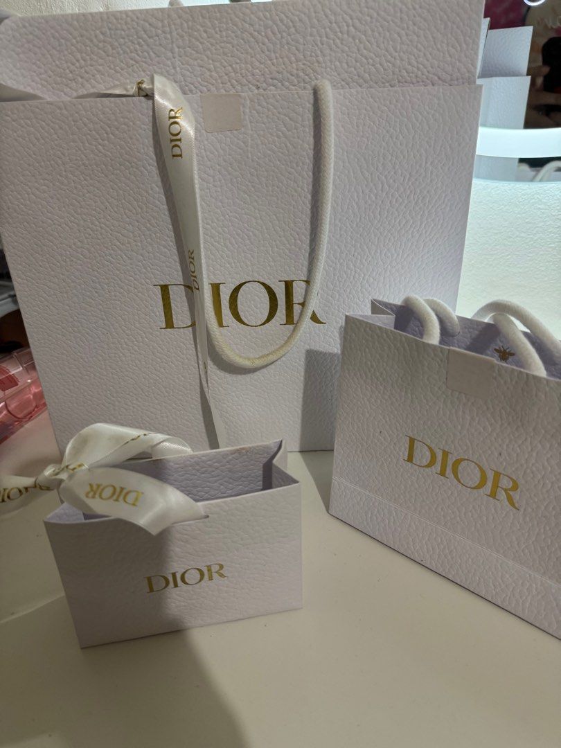 dior paperbags (Category: Luxury Accessories) located in Las Pinas. Submitted by closetbyabg (Listing ID 1355174339, Image 2). Description: TAKE ALL PAPERBAG (4pcs) AUTHENTIC PAPERBAGS!.