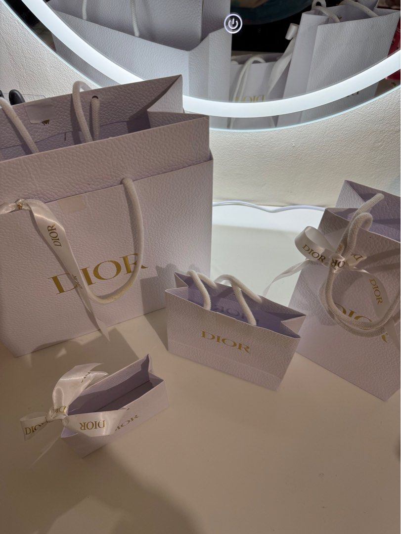 dior paperbags (Category: Luxury Accessories) located in Las Pinas. Submitted by closetbyabg (Listing ID 1355174339, Image 1). Description: TAKE ALL PAPERBAG (4pcs) AUTHENTIC PAPERBAGS!.