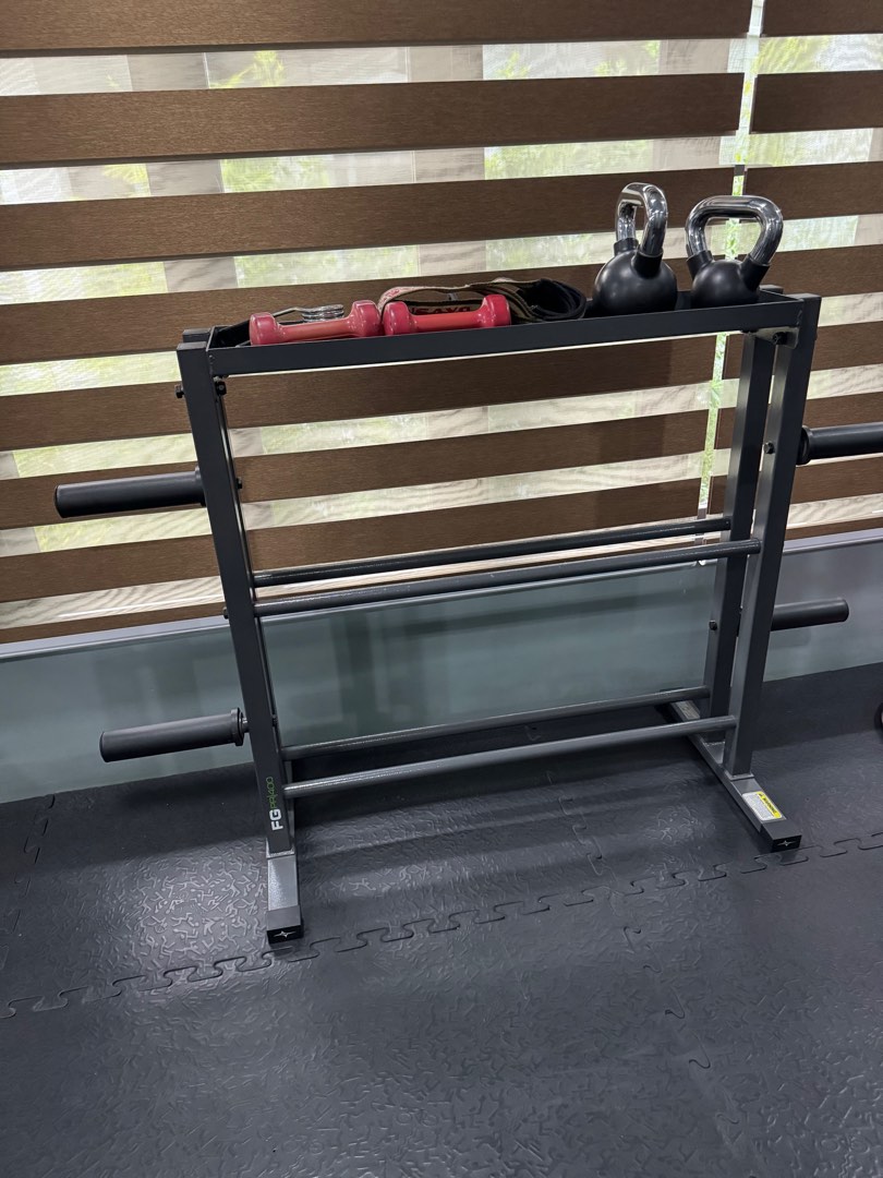 FG PR400 Dumbbell and Olympic size Weight rack, Furniture & Home Living ...