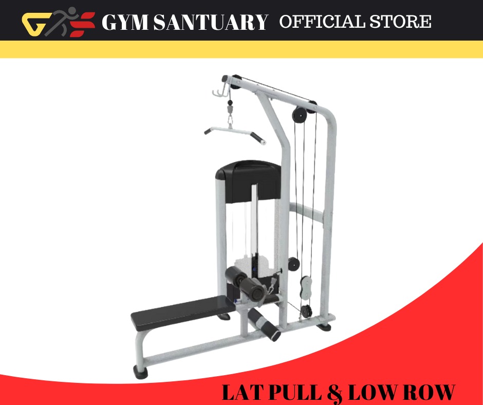 GSS LAT PULL & LOW ROW (PIN LOADED), Sports Equipment, Exercise ...
