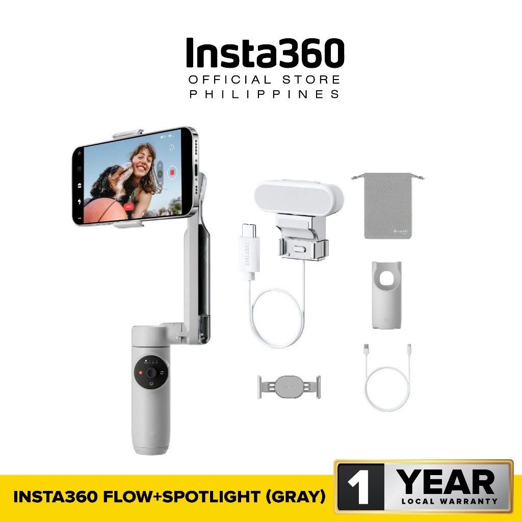 Insta360 Flow Standalone Smartphone Gimbal Stabilizer (Category: Other Gadgets) located in Manila. Submitted by avalone_ (Listing ID 1332238647, Image 3). Description: 〰️ Location: Malate, Manila 〰️ Can do meet up around La Salle Taft or Lalamove 〰️ Payment: Gcash/Cash.