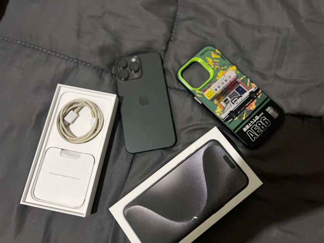 Iphone 15 pro max 256gb Globelocked (Category: iPhone 15 Series) located in Quezon City. Submitted by tyler8. (Listing ID 1355229258, Image 2). Description: Ptpa 15 pro max 256gb Globelocked -50,500 Open for swap Under apple warranty - 94% battery health No history of repair all working Complete with box & case Meetup location: Marikina- Cubao gateway, Qc area. .