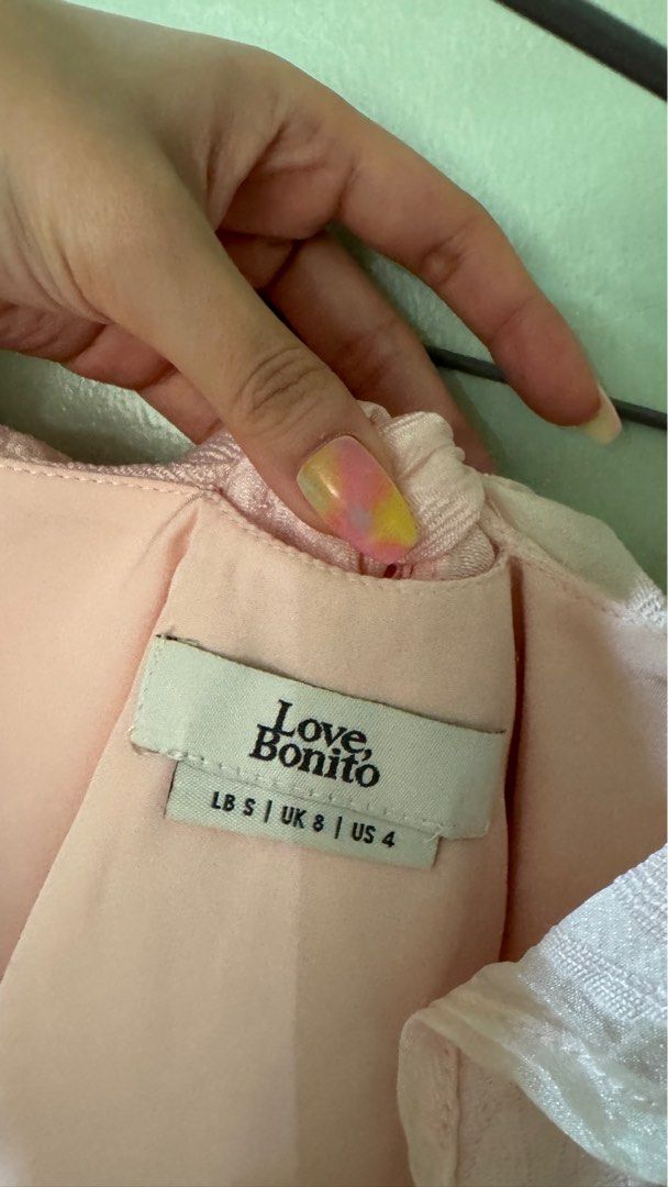 Love Bonito Ruffle Crop Top Pink (Category: Blouses) located in Quezon City. Submitted by jooys (Listing ID 1355280909, Image 3). Description: .