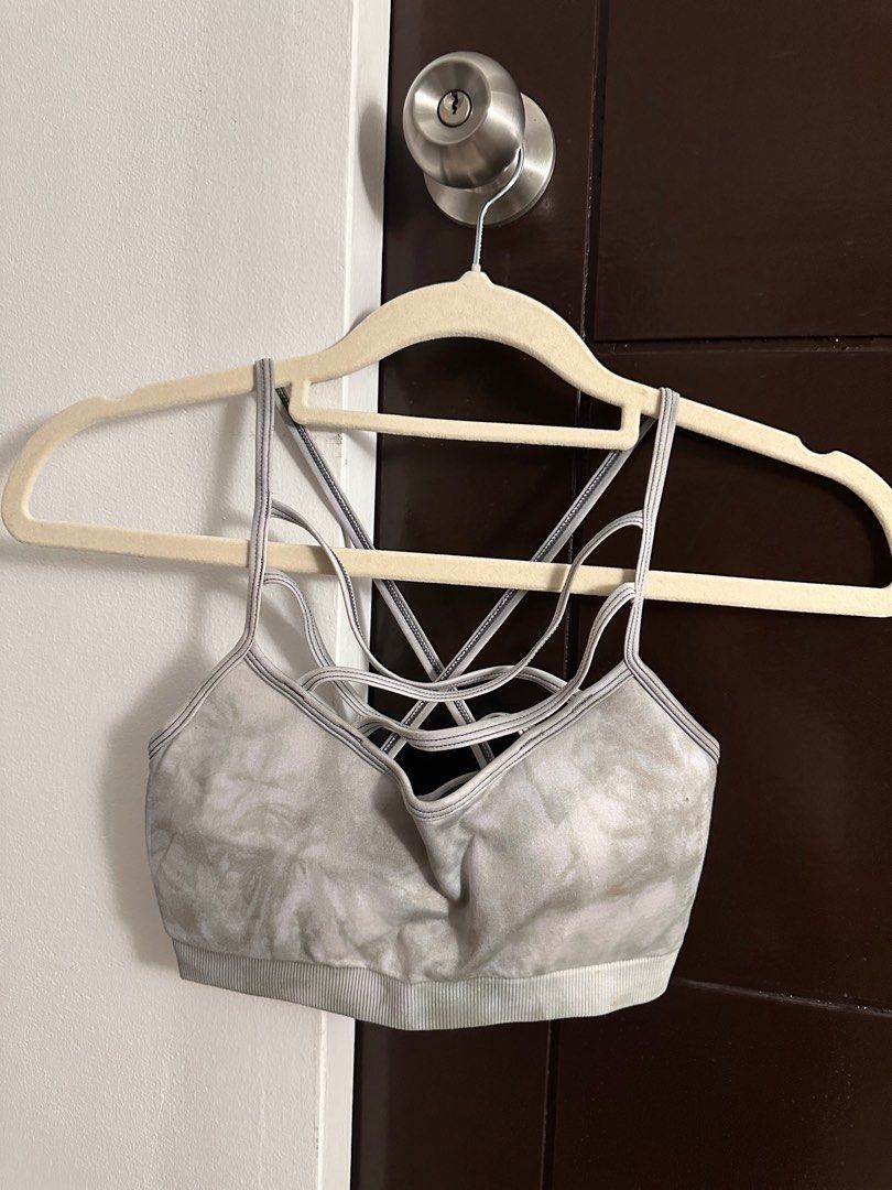 Madden NYC Sports Bra (Category: Activewear) located in Cagayan de Oro. Submitted by from_kyla (Listing ID 1355196527, Image 3). Description: • tie dye green & white • with pads • xs-s • front criss cross straps.