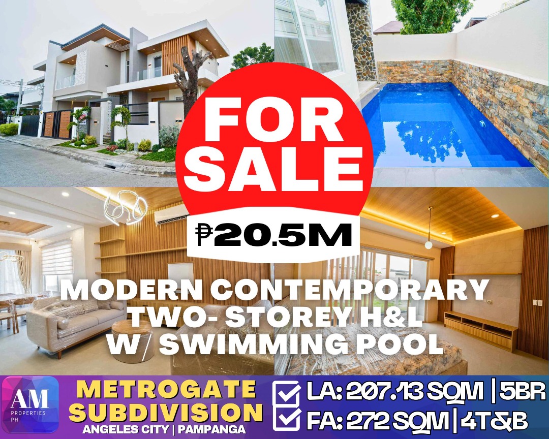 Metrogate Subdivision Angeles City, Pampanga Two- storey H&L w ...