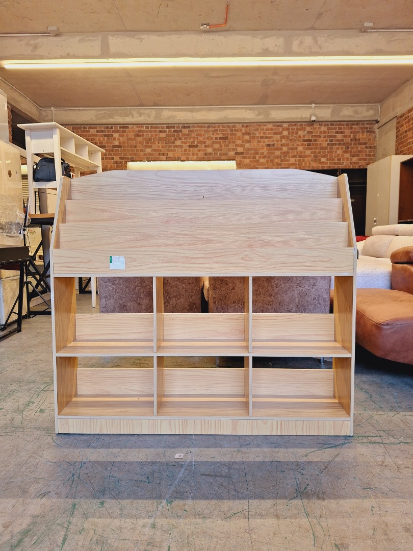 Minimalist Birch Wooden 5-tier Book/Magazine Display Shelf | Rak ...
