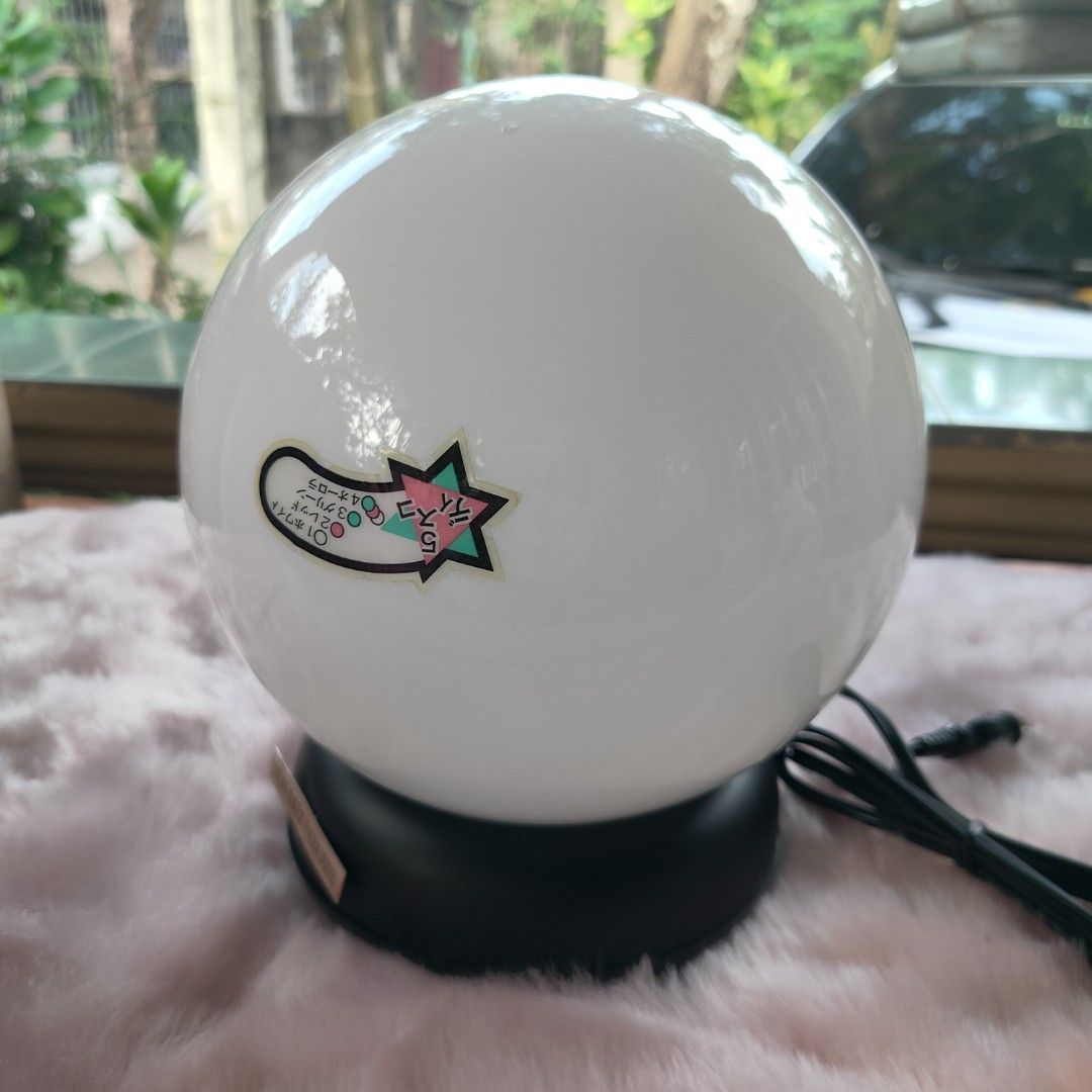 MOONLIGHT LAMP AURORA DISCO LIGHT (Category: Lighting) located in Baao. Submitted by all.things.japan (Listing ID 1355260892, Image 2). Description: MOONLIGHT LAMP AURORA DISCO LIGHT 20 cm, 110 volts FIXED PRICE ✅ VGC,In pristine condition ✅ Cute design ✅ Lightweight ✅ Vintage ✅ Aesthetic P650.00 Add SF Dimensíons (in inches): 9.0 (H) x 7.5 (W) Comment Mine or DM for order MOP: GCash/LBP/Palawanpay Please note that colors may vary due to lighting