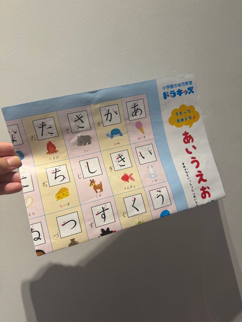 New Hiragana Aiueo Japanese Leaning Sheet Hobbies Toys Travel new-hiragana-aiueo-japanese-leaning-sheet-hobbies-toys-travel