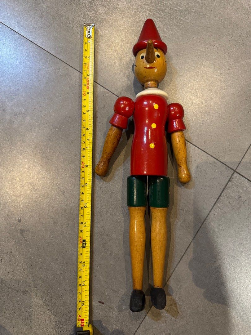 Pinocchio Figure Vintage (Category: Figurines & Statues) located in Mandaluyong City. Submitted by destash_manda (Listing ID 1355267141, Image 3). Description: As is. Highly collectible item.