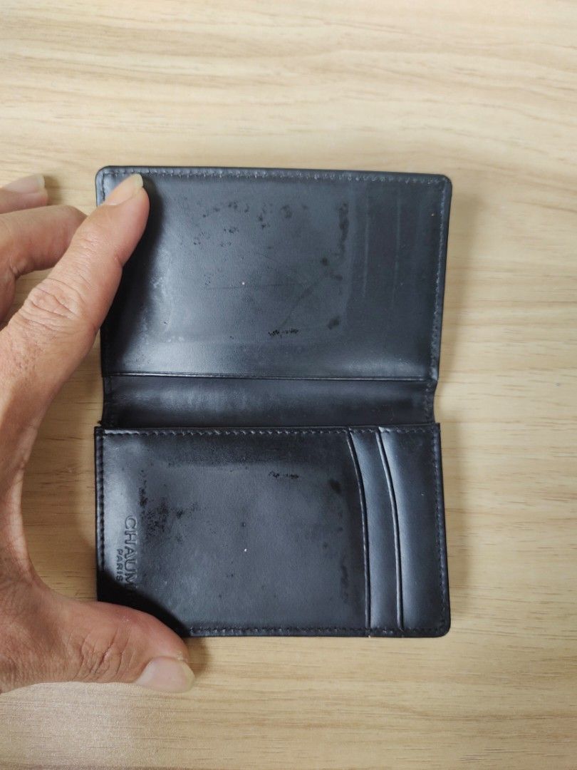 CHAUMET PARIS CARD HOLDER GENUINE LEATHER (Category: Wallets & Card Holders) located in Quezon City. Submitted by maveelee_olshop (Listing ID 1355142349, Image 3). Description: preloved.