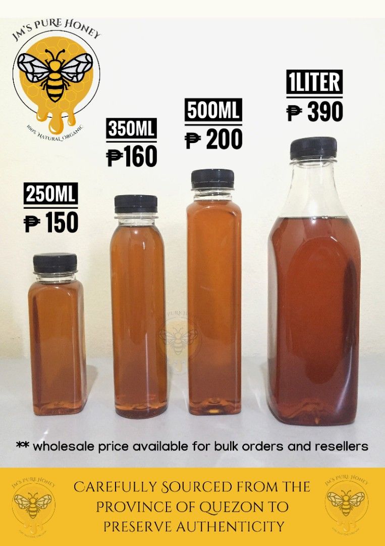 Pure Organic Honey — 100% Natural (Category: Health Food, Drinks & Tonics) located in Pasig City. Submitted by beaufindsph (Listing ID 1355169889, Image 1). Description: The BEST Immune Booster and Natural Sugar Alternative! Add it to your menu, coffee, tea, or even on your skincare regimen Benefits: ✓ Soothes sore throat ✓ Rich in antioxidants ✓ Cold or Flu remedy ✓ Boosts immunity ✓ Antibacterial/Anti-fungal ✓ Aids digestion ✓ Anti-aging skin m