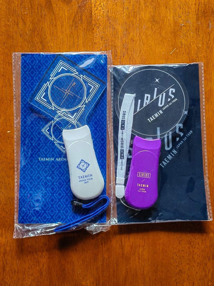 SHINee Taemin Sirius & XTM Arena Lightsticks (Category: K-Wave Merchandise) located in Cebu City. Submitted by pikapicachuuu_bns (Listing ID 1355255221, Image 1). Description: WTS LFB ↪︎ SHINee Taemin Lightsticks ✅ Sirius ✅ XTM Arena 💸 400 each 📍Official & confirmed working 📍On hand 📍Reply or message to claim #kpop #kpopmerch #wts #lfb #shinee #onew #taemin #jonghyun #minho #key #advice #ngda #gasoline #groksinthekeyland #goatinthekeyland #su