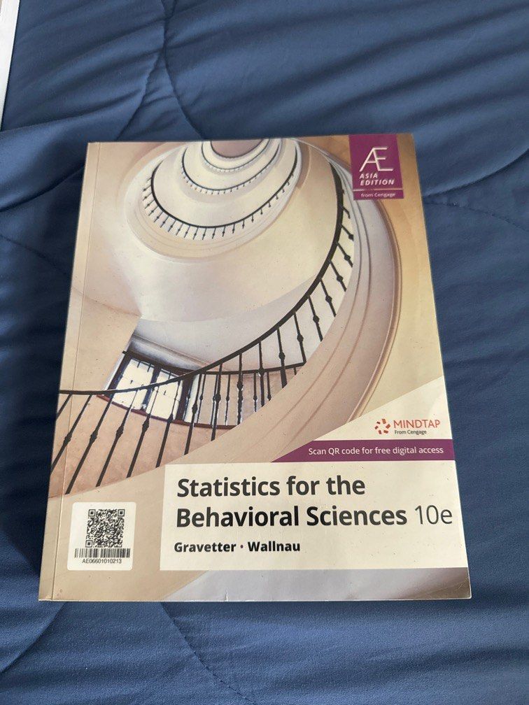 Statistics for the Behavioural Science 10th Edition by Gravetter and ...