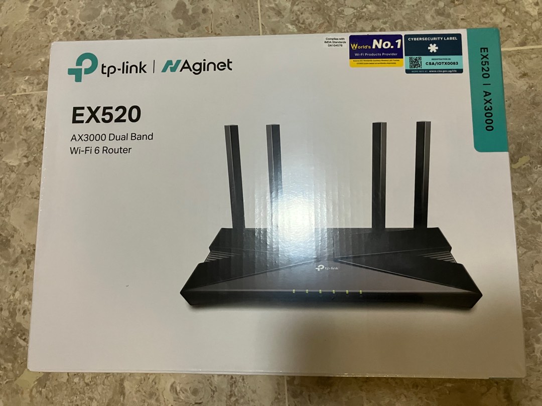 TP Link WiFi 6 EX520 Router, Computers & Tech, Parts & Accessories ...