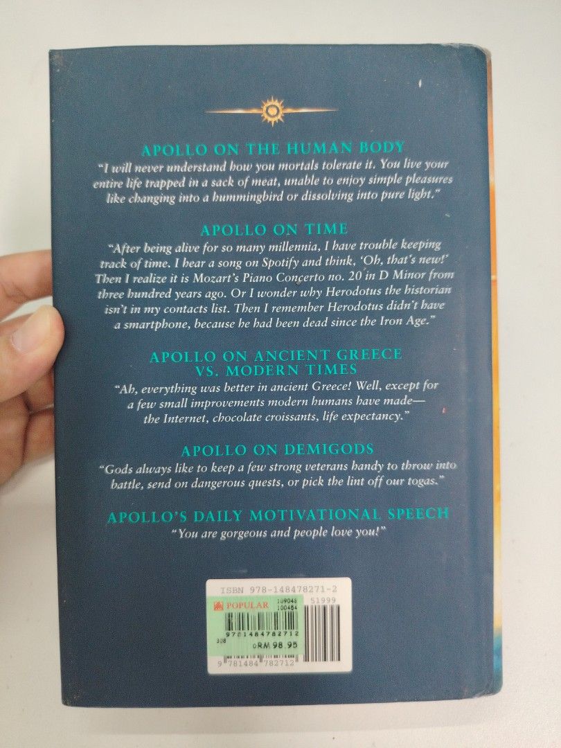 [Used] (Hardcover) The Hidden Oracle by Rick Riordan (YA / Fantasy ...