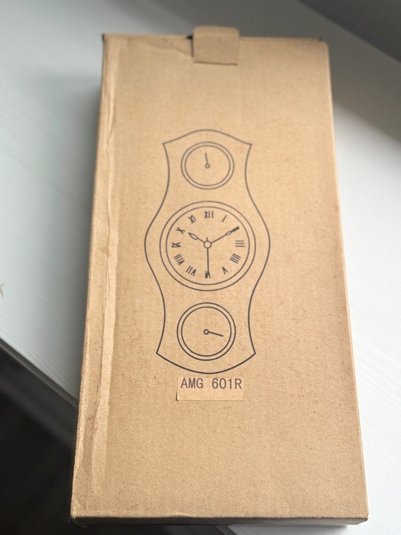 Wall Clock (Category: Clocks) located in Singapore. Submitted by ashrufathi (Listing ID 1355153259, Image 3). Description: Wall Clock Wooden Case Never used , There is slight color dimming on the dial, possibly due to being stored unused. Battery not included .