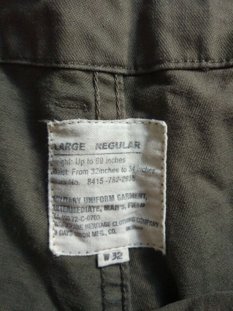 Workware OD Cargo Pant 31.5 actual (Category: Trousers) located in Pasay City. Submitted by denimdude.ph (Listing ID 1355202917, Image 3). Description: altered length.