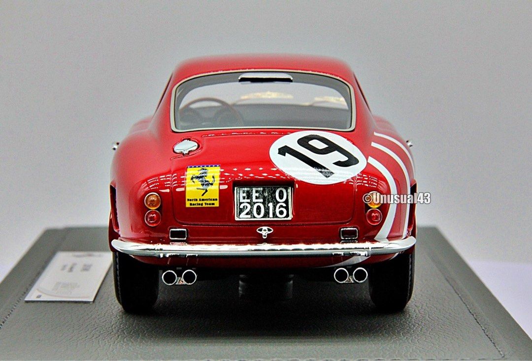 1960 LE MANS 24 HOURS #19 FERRARI 250 GT SWB ED HUGUS/AUGIE PABST 1:43