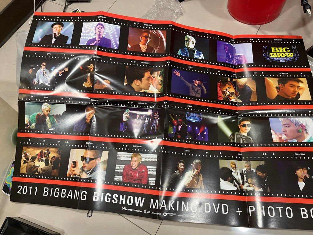 2011 BIGBANG big show making dvd+photobook, 書籍、休閒與玩具, 收藏