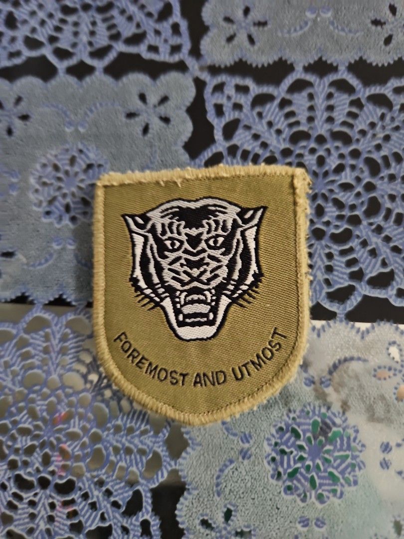 3rd div tiger patch (Category: Everything Else) located in Singapore. Submitted by jiankai888 (Listing ID 1355382083, Image 1). Description: hi selling 3rd div tiger patch. i have 2 which i brought. sell u for $3 bucks can nego if u buying both. open to trade for 9 div patch panther patch. thanks.