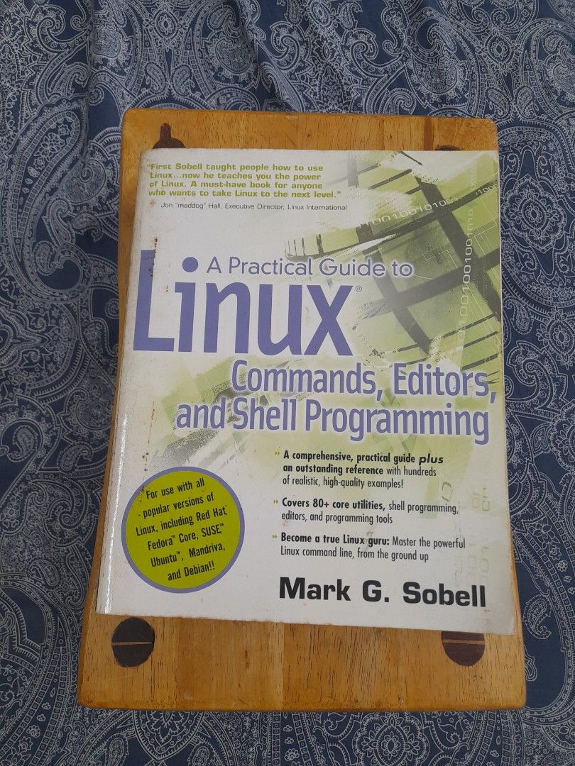 A Practical Guide to Linux (Category: Textbooks) located in Subang Jaya. Submitted by ardie83 (Listing ID 1355464183, Image 1). Description: - show off to your friends your amazing skills in Linux by keeping this book at hand. - over 800 pages of Linux material - original price at RM 130 - selling at RM 70 - reasons for selling: I haven't read the book for many years. - price is very negotiable..