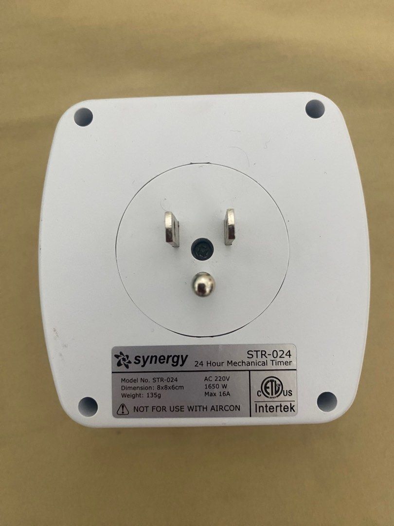 Aircon Timer (Category: Air Conditioning and Heating) located in Manila. Submitted by ab_jaede (Listing ID 1355418870, Image 2). Description: Synergy Aircon Timer .