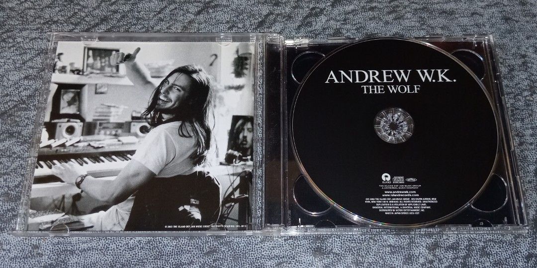 ANDREW W.K THE WOLF CD/DVD (Category: CDs & DVDs) located in Talavera. Submitted by thalifan46 (Listing ID 1355341346, Image 2). Description: ANDREW W.K THE WOLF CD ALBUM CD/DVD.. WHAT YOU SEE IS WHAT YOU GET 100% ORIGINAL AUTHENTIC.. MOP : GCASH OR PALAWAN.. COURIER :LBC, JRS, J&T.. STRICTLY NO COD‼️.