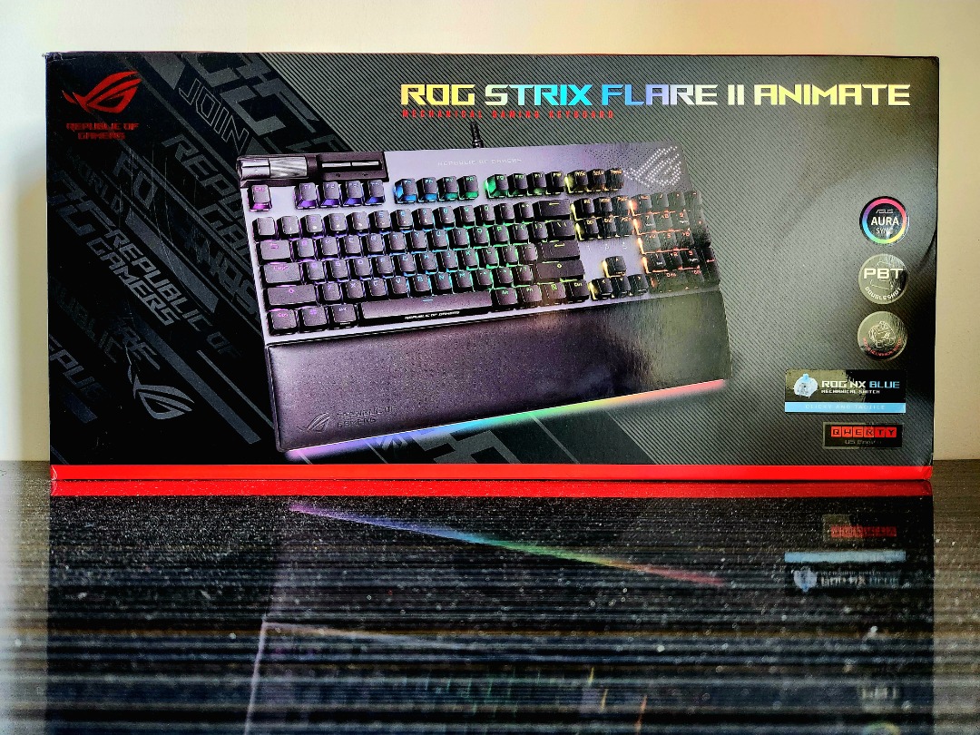 Asus Rog Strix Flare ii Animate (Blue Switches), Computers & Tech ...