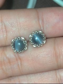 Authentic Pandora Cat's Eye Stud Earrings(no pakaw)