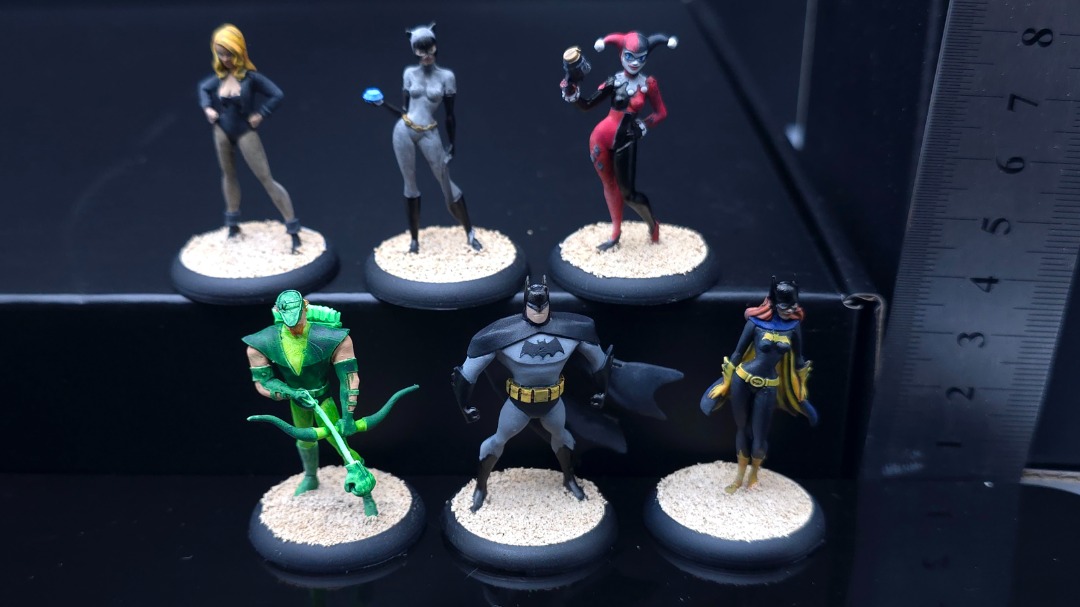 BATMAN The Animated Series Knight Models DC Hand Painted Tabletop ...