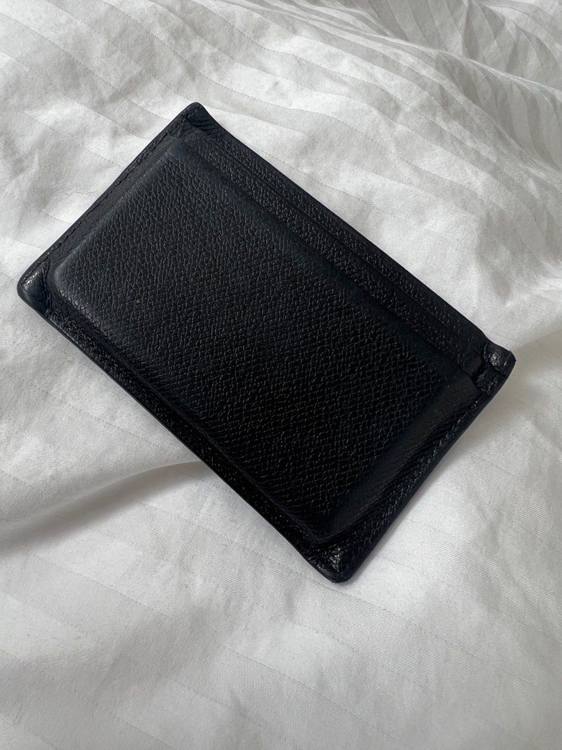Chanel Card Holder (Category: Wallets & Card holders) located in Mandaluyong City. Submitted by declutteringcorner (Listing ID 1355341027, Image 2). Description: Chanel Cardholder With box, authenticity card and holo still intact Condition: leather is stretched. You need to put a lot of card for it not to fall out. .