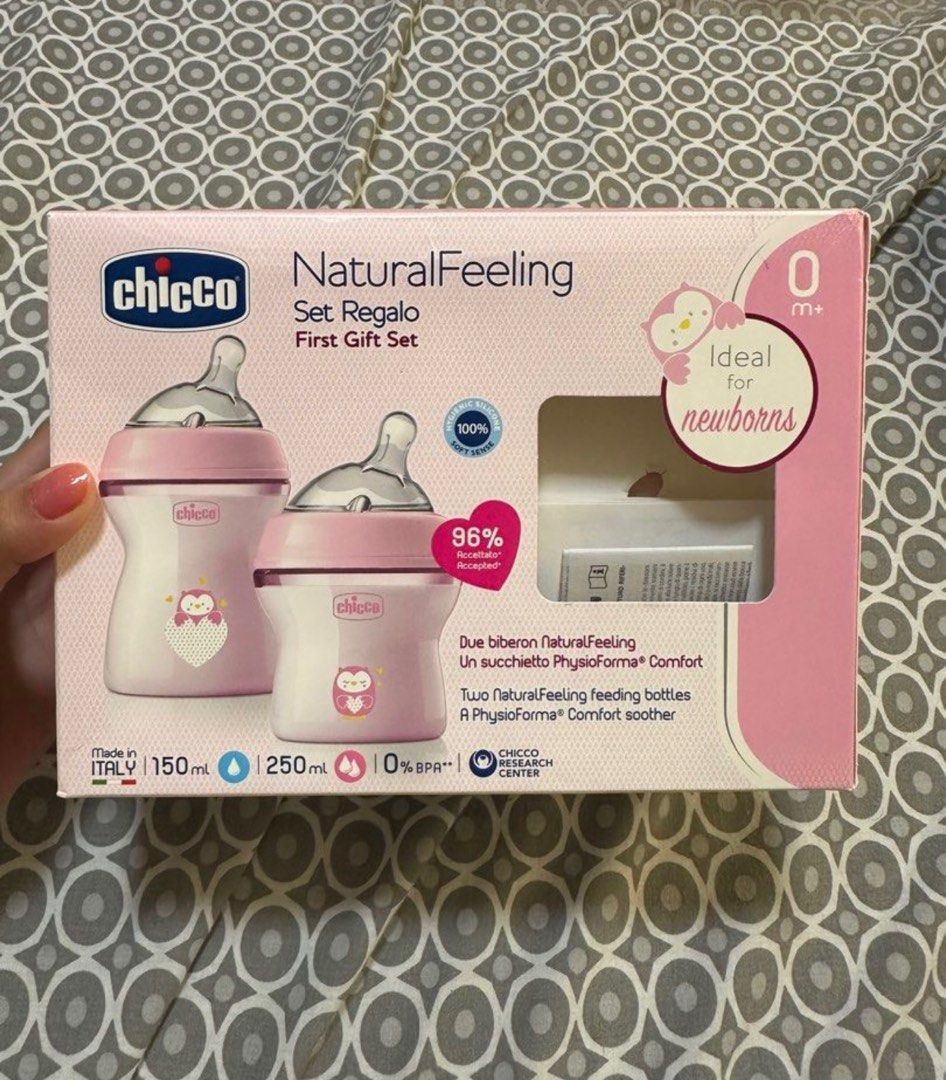 Chicco feeding bottle (Category: Breastfeeding & Bottle Feeding) located in Lipa City. Submitted by upcycle_alley (Listing ID 1355340973, Image 2). Description: Rfs: not compatible with pigeon wide neck nipples.